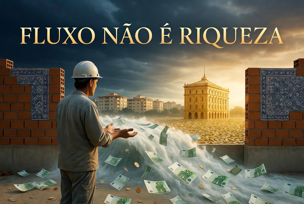 Fluxo Não É Riqueza. O Problema Real do Construtor Português.